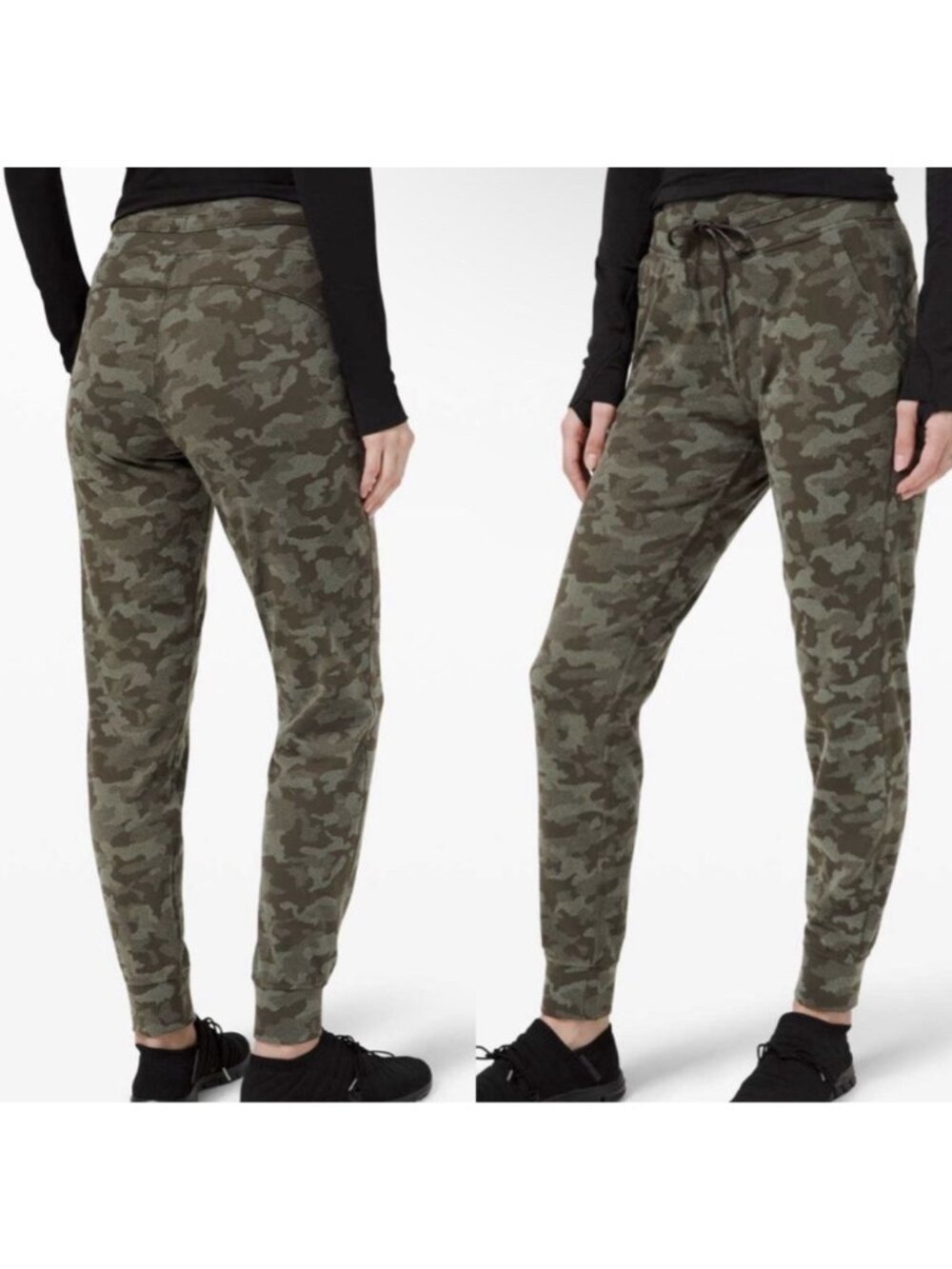 Lululemon Ready to Rulu Jogger Heritage Camo Dark Olive Green Twill S 4